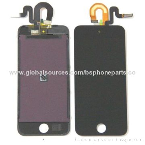 Black Original Tested Screen LCD for iTouch 5 Display with good priceNew